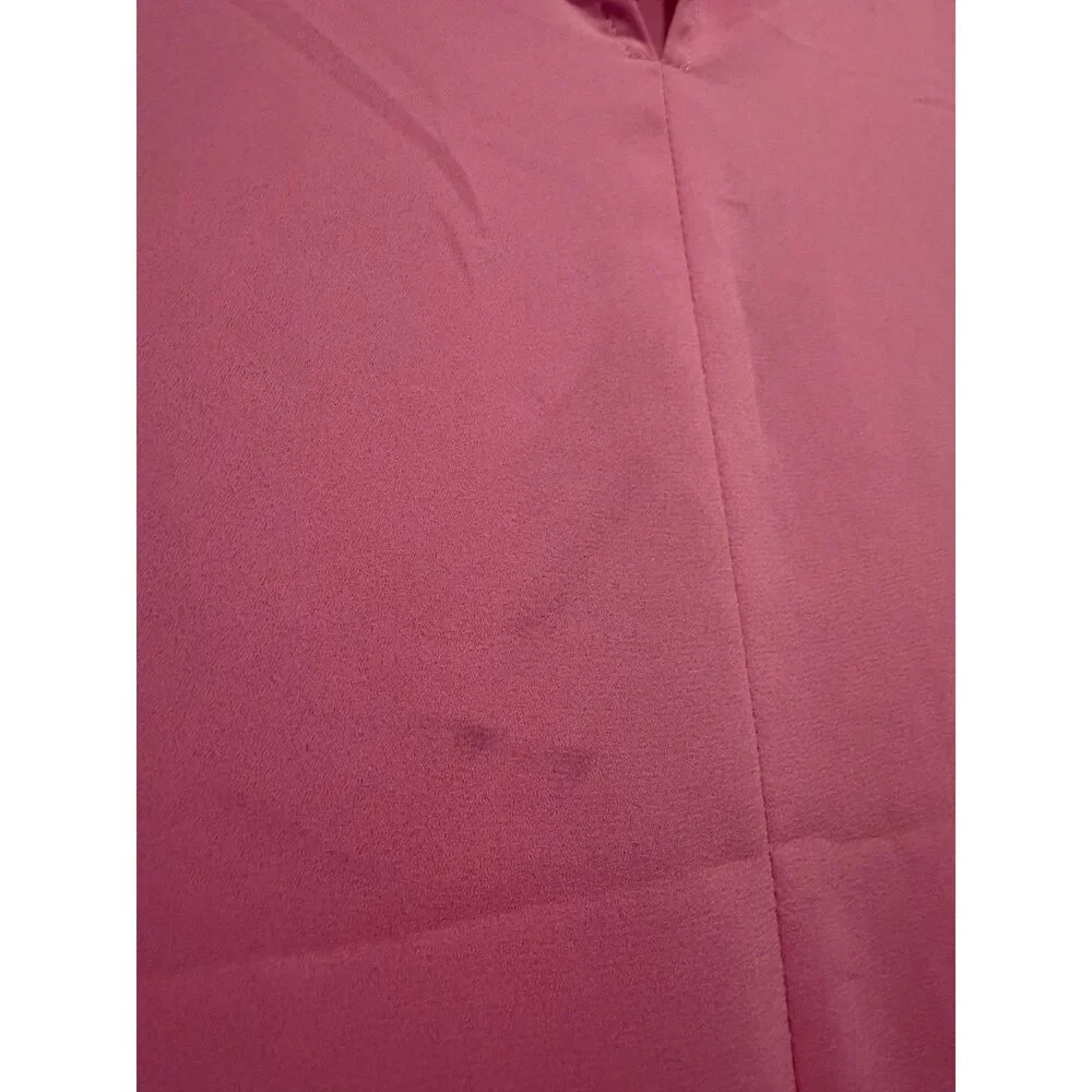 J.Crew Pink Ruffle-Trim Sleeveless Blouse | Size 4
